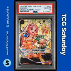 2025 ONE PIECE PRB02 THE BEST VOL. 2 #OP05-091 REBECCA SPECIAL ALT ART PSA 10 - Image 1