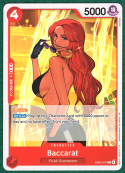 Baccarat - Extra Booster: One Piece Heroines Edition EB03-007 - One Piece CCG - Image 1