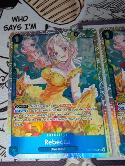 4x Rebecca OP15-053 SR Adventure on Kami's Island One Piece TCG Playset NM - Image 3