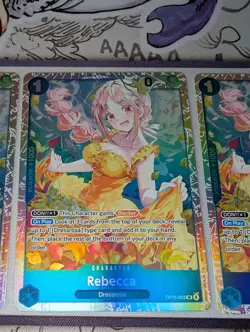 4x Rebecca OP15-053 SR Adventure on Kami's Island One Piece TCG Playset NM - Image 4