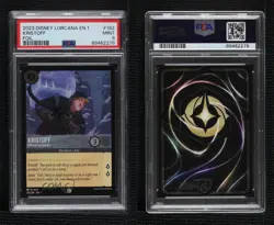 2023 Disney Lorcana The First Chapter 1 Foil Kristoff Official Ice Master PSA 9 - Image 3