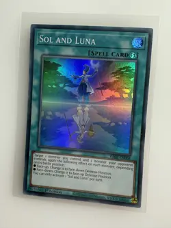 RA02-EN068 Sol and Luna : Super Rare 1st Edition YuGiOh Card - Near Mint - Image 1