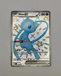 Mew EX 216/091 Shiny Ultra Rare Holo - Paldean Fates 2024 Pokemon TCG Card - NM - Image 1