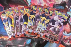 10 x DESTINED RIVALS Pokemon Cards Sealed BOOSTER PACKS Lot Of Sealed Packs - Image 1