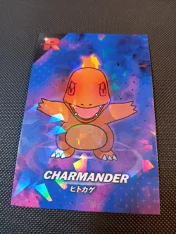 Pokemon Evil Charmander Cracked Ice Holo Team Rocket Card Database Set Peru - Image 1