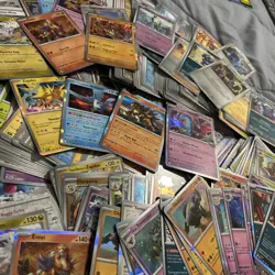 Bulk Lot of 1600+ Pokemon Cards w/ RARE HOLO AND REVERSE HOLO Cards - Image 1
