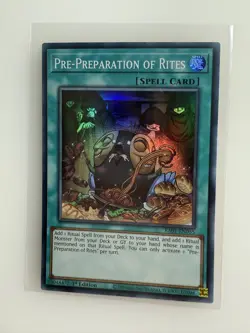 RA01-EN055 Pre-Preparation of Rites :: Super Rare 1st Edition YuGiOh Card - Mint - Image 1