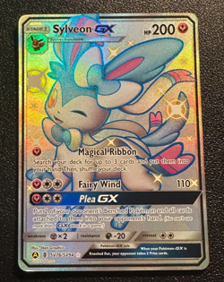 Sylveon GX SV76/SV94 Hidden Fates Shiny Vault Pokemon Card English - Image 1