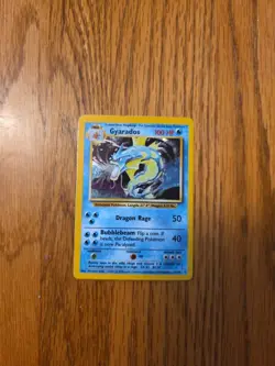 Pokemon Gyarados Holo Card Base Set, Unlimited Rare, 6/102 - Image 1