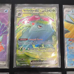Lot Of 6 Full Art Pokemon 151 Cards Ultra Rare Nm/m - Image 3