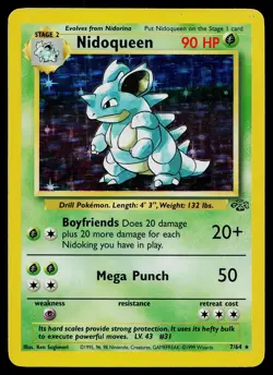 Pokemon Card - Nidoqueen Jungle 7/64 Holo Rare - Image 1