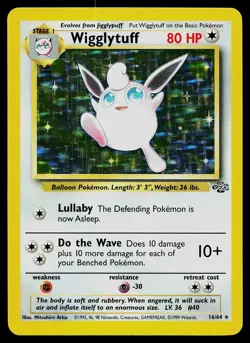 Pokemon Card - Wigglytuff Jungle 16/64 Holo Rare - Image 1