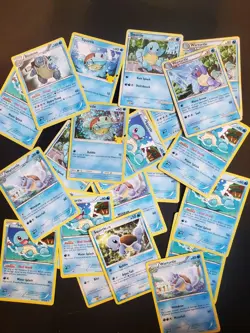 Pokemon TCG Squirtle Wartortle Blastoise Lot of 23 Cards from 2007-2021 - 1 holo - Image 1