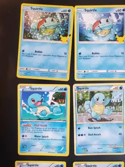 Pokemon TCG Squirtle Wartortle Blastoise Lot of 23 Cards from 2007-2021 - 1 holo - Image 3