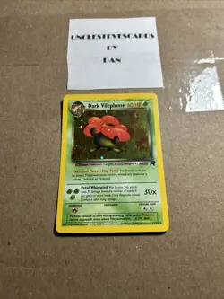 Dark Vileplume 13/82 Holo Team Rocket LP Pokemon Card - Image 1