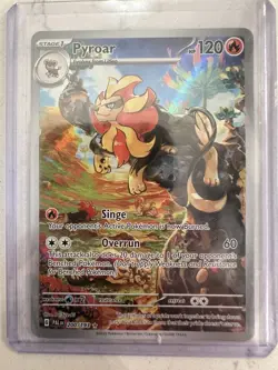 Pokemon TCG Pyroar Card Sv02: Paldea Evolved, Illustration Rare, 200/193 - Image 1