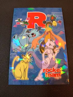 Mewtwo Rocket Combo #1 Cracked Ice Holo Team Rocket Card Database Peru Pokemon - Image 1