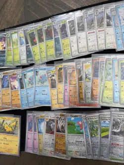 Pokemon 151 Reverse Holo, Holiday Stamp, and Cosmos Holo 107 Card Lot - NM - Image 4
