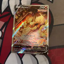 2021 Flareon V SWSH179 Pokemon TCG Card LP - Read description - Image 1