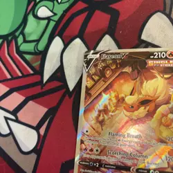 2021 Flareon V SWSH179 Pokemon TCG Card LP - Read description - Image 4