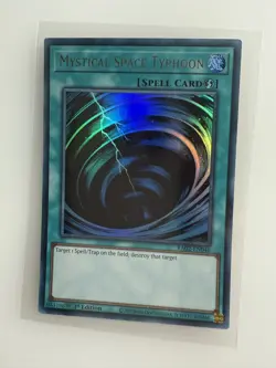 RA02-EN048 Mystical Space Typhoon : Ultra Rare 1st Edition YuGiOh Card - Image 1