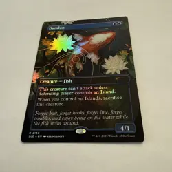 Dandan FOIL Borderless 2138 Secret Lair Dandan SLD MTG Rare Unplayed Mint Fish - Image 3
