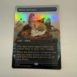 Mystic Sanctuary FOIL Borderless 2143 Secret Lair Dandan SLD MTG Rare Unplayed - Image 1