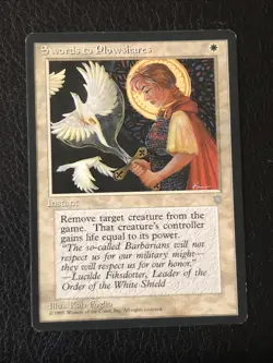 Swords To Plowshares X1 Ice Age Ex Condition See Pics Front Back - Image 1