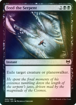 MTG Feed the Serpent Foil ** Kaldheim ** English (NM) - Image 1