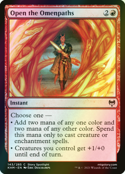 MTG Open the Omenpaths Foil ** Kaldheim ** English (NM) - Image 1