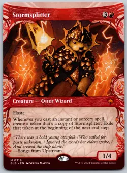 Stormsplitter (Showcase) M Bloomburrow 319 NM - Image 1