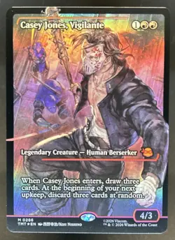 2026 Magic MTG TMNT Casey Jones, Vigilante Mythic Rare Japanese Alt Art #TMT-286 - Image 1