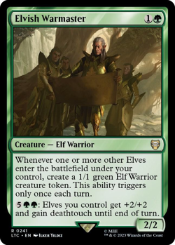 Elvish Warmaster - Commander: The Lord of the Rings: Tales of Middle-earth (LTC) - Image 1
