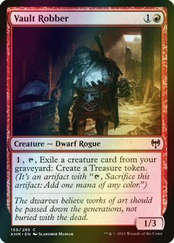 MTG Vault Robber Foil ** Kaldheim ** English (NM) - Image 1