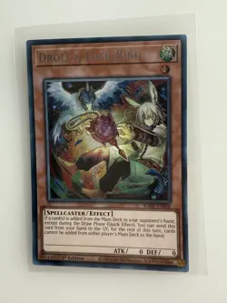 RA02-EN006 Droll & Lock Bird Alt Art : Secret Rare 1st Edition YuGiOh Card - NM - Image 1