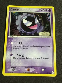 Pokemon TCG Gastly EX Legend Maker Reverse Holo Stamped 52/92 - Image 1