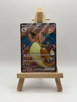 Charizard ex Full Art NM 183/165 Scarlet & Violet 151 Pokemon Card - Image 1