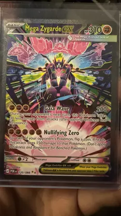 Mega Zygarde EX Pokemon TCG Holo Card 120/088 Basic 310 HP 200/150 Attack - Image 1