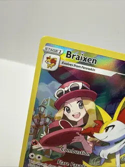 Pokemon TCG Silver Tempest - Braixen - Full Art Holo Rare - TG01/TG30 - NM - Image 2