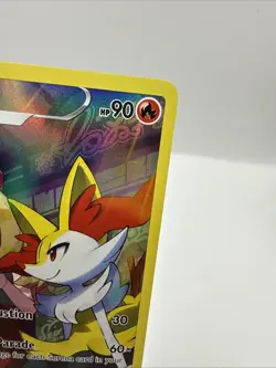 Pokemon TCG Silver Tempest - Braixen - Full Art Holo Rare - TG01/TG30 - NM - Image 3