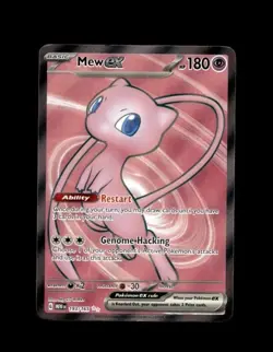 Mew ex 193/165 Ultra Rare Full Art Pokemon Scarlet & Violet 151 NM - Image 1