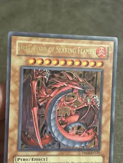 Yugioh! MP Uria, Lord of Searing Flames - DR04-EN121 - Ultra Rare - Unlimited Ed - Image 4