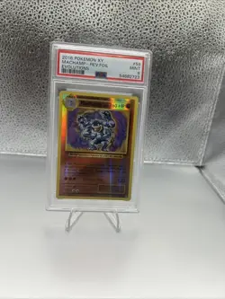 2016 Pokemon XY Machamp Rev Foil Evolutions PSA 9 Mint - Image 1