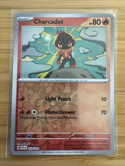 Charcadet 033/191 Pokemon SV08: Surging Sparks Common Reverse Holo NM - Image 1