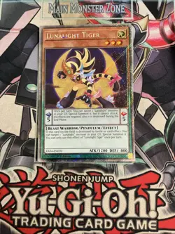Lunalight Tiger Platinum Secret Rare RA04-EN020 Yugioh - Image 1