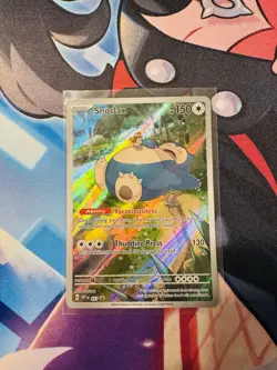 Pokemon TCG Snorlax ETB Promo Scarlet & Violet 151 Black Star Holo - Image 1