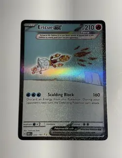 Eiscue ex 222/197 Obsidian Flames (OBF) NM Special Illustration Rare Pokemon - Image 1
