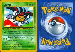 LEDYBA 63/111 COMMON NEO GENESIS POKEMON 1ST EDITION MP - Image 3