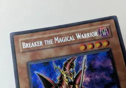 Yugioh Breaker the Magical Warrior MC2-EN002 Limited Edition Secret Rare Played - Image 2