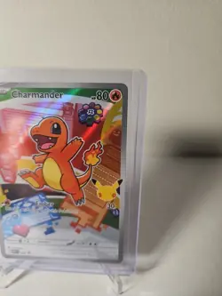Charmander MEP 038 First Partner's Series 1 Promo Full Art Holo Pokemon TCG - Image 3